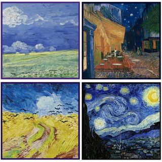 (2pc/2 pieces) Neck warmer scarf headband Van Gogh van gogh neckerchief scarf #PDC 93072263008924617730110