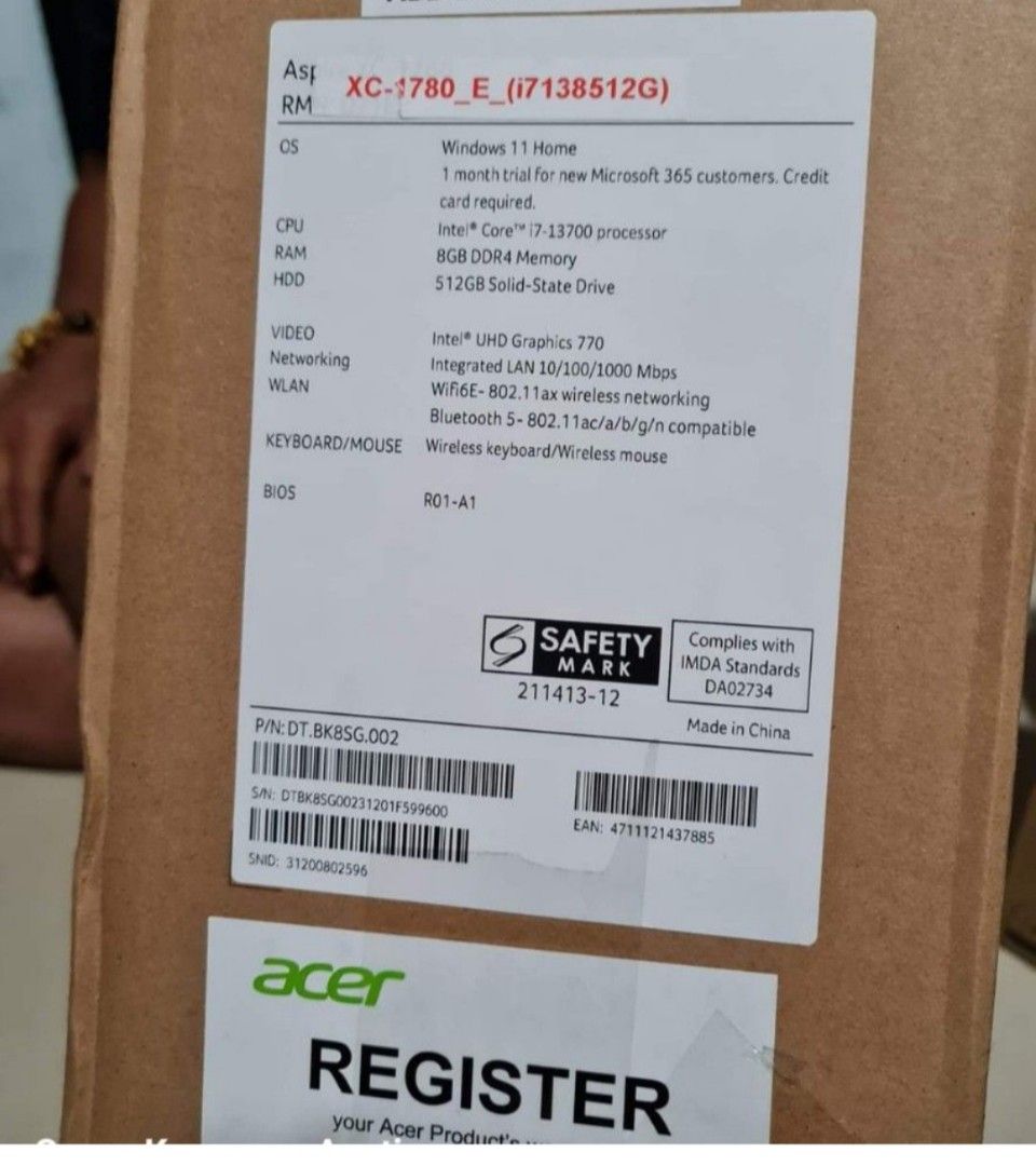 ACER P.C63221272614273111