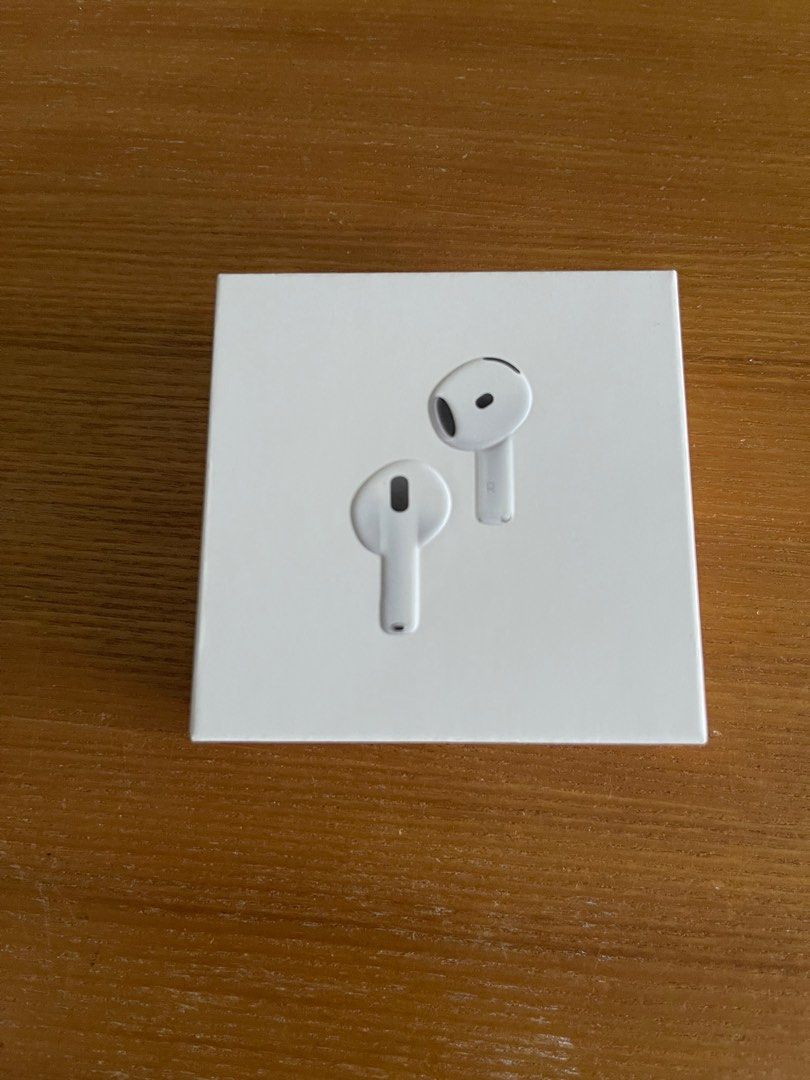 AirPods 4 with Active Noise Cancelling (Sealed in packaging) (Category: Earphones) located in Singapore. Submitted by dreamer12345 (Listing ID 1369926463, Image 3). Description: Brand New AirPods 4 with Active Noise Cancellation. Received as a lucky draw gift. This is original and is still in the box and sealed. Please no low ballers. Requests for lowering prices would not be answered or entertained. Fixed price as stated. Status (availability) a