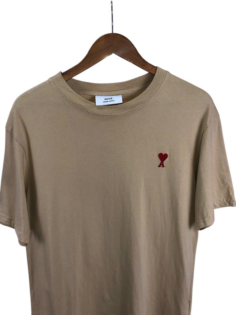 Ami Khaki Shirt (Category: Luxury Apparel) located in Manila. Submitted by 12essentials (Listing ID 1369916961, Image 2). Description: 📌 Excellent Condition 📌 L on tag 📌 Length 28.5’ Width 21’.