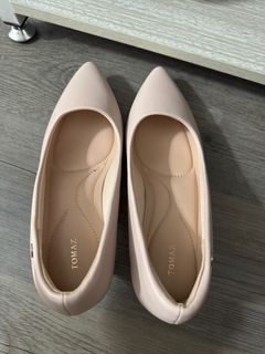 Brand Tomaz Beige Color SHORT heel Shoes629776545084171114