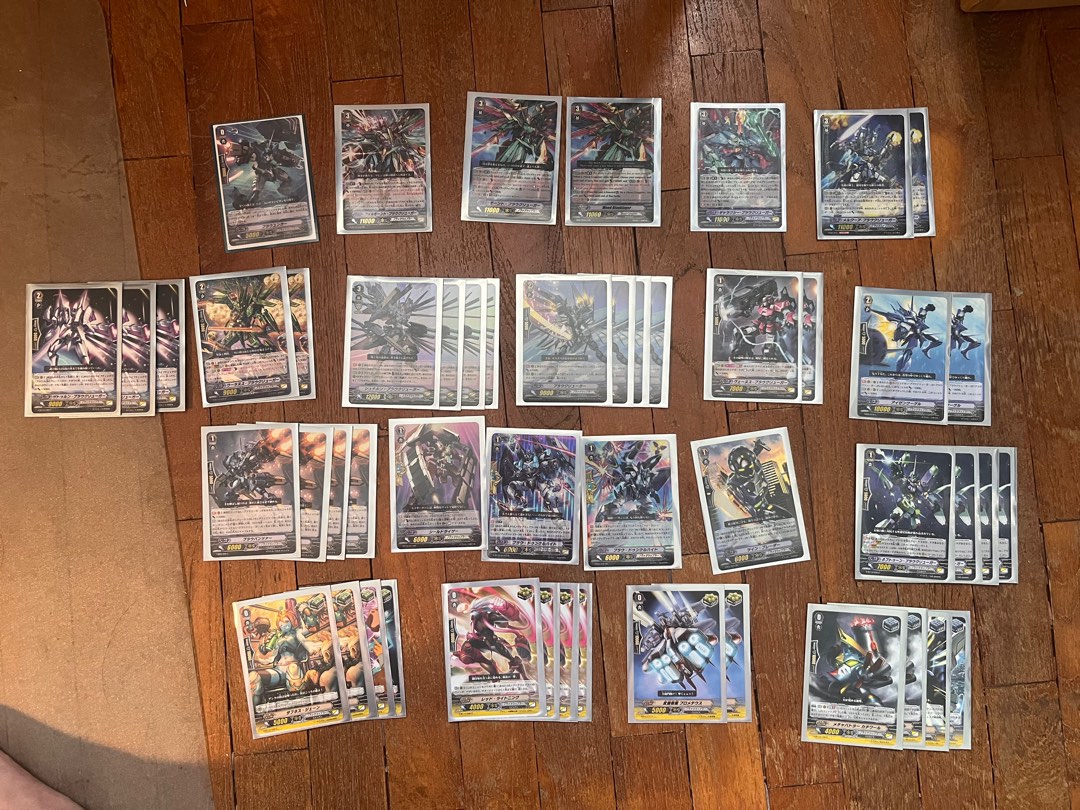 Cardfight vanguard premium blau deck Hobbies Toys Toys Games on