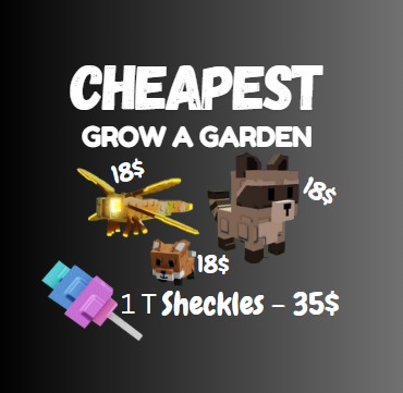 CHEAPEST Grow A Garden Raccoon Dragonfly Fox Sheckle Pets Candy Blossom ...