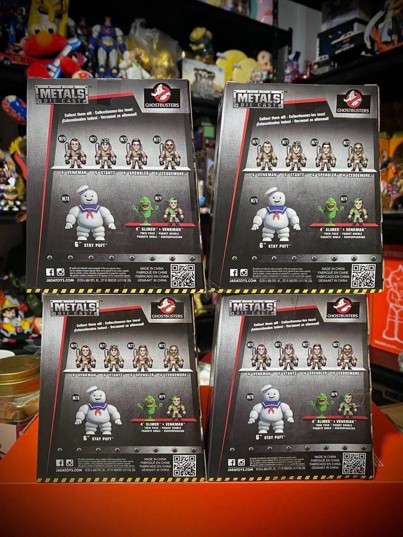 GHOST BUSTERS DIE-CAST SET (Category: Vintage Collectibles) located in Taytay. Submitted by michidc (Listing ID 1370054035, Image 2). Description: GHOSTBUSTERS Set METALS / DIECAST Complete set AUTHENTIC BY: JADA TOYS *** MISB pa po ito, binuksan ko lang yung Ray Stantz para ma pics ang details ng likod. Apaka angaz nito mga boss. Ang Bigat po. As is where is What you see is what you get Please see pics for details. Valley 06, Parañaque Pick up L