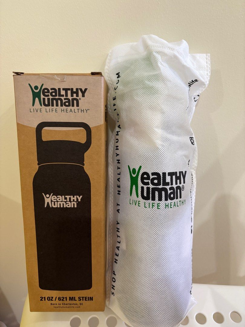 HEALTHY HUMAN 21oz tumbler (Category: Water Bottles & Tumblers) located in Manila. Submitted by aveelit90 (Listing ID 1369899542, Image 1). Description: HEALTHY HUMAN 21oz tumbler Brand new RFS : gifted to me.