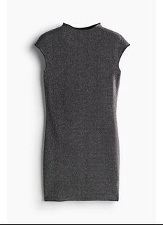 H&M Black Glittery Sequined Beaded Ibiza Sparkly Electro Glittery Bodycon Party Y2K Mcbling 2000’s chic Club Dress