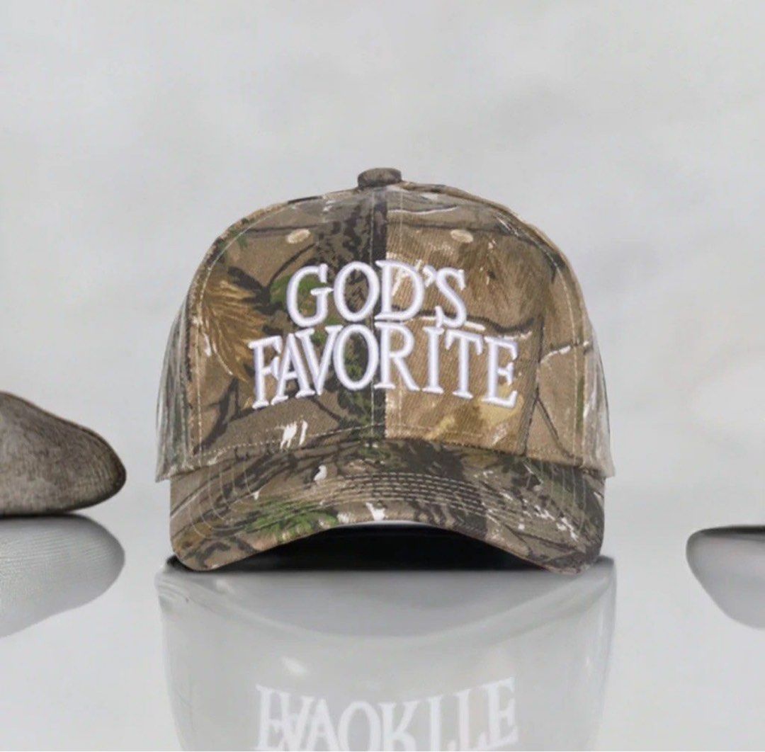 現貨Praying GOD'S FAVORITE REAL TREE HAT 樹葉迷彩帽子優惠神
