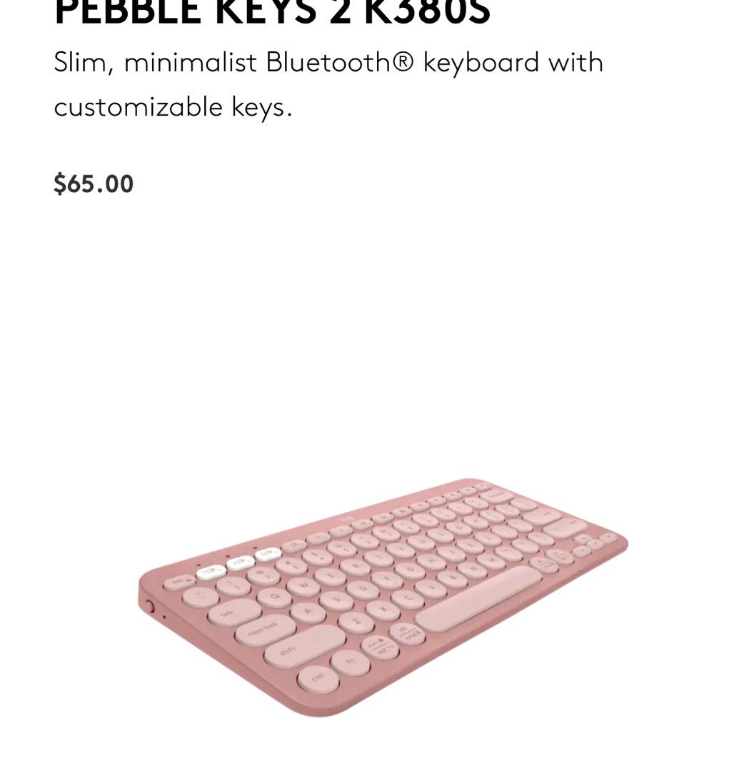 Logitech Pebble Keys Bluetooth Keyboard63222784654595111