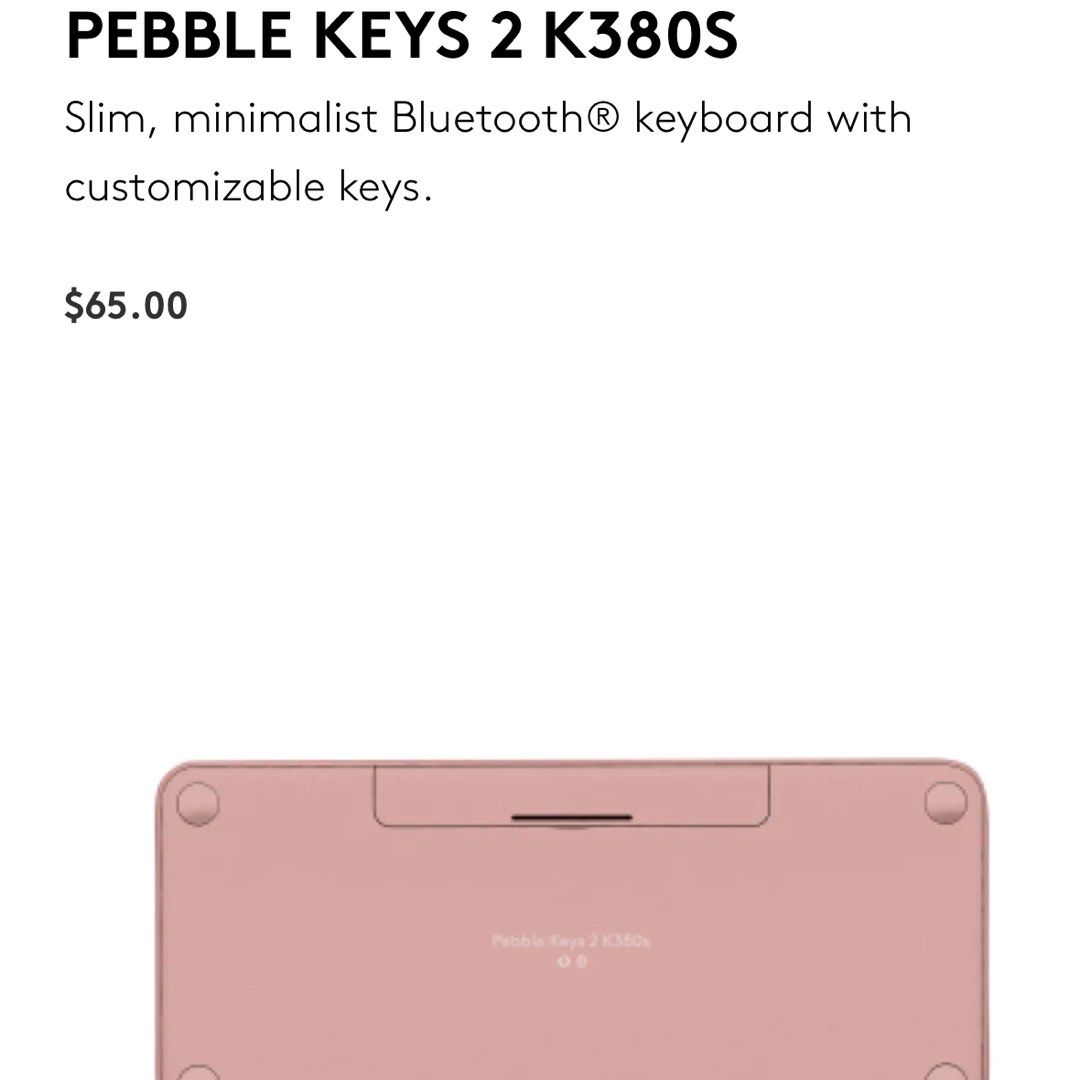 Logitech Pebble Keys Bluetooth Keyboard63222784654595112