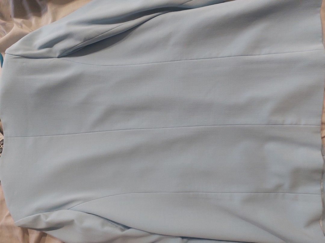 Long blue Jacket (Category: Coats, Jackets and Outerwear) located in Seri Kembangan. Submitted by casa2024 (Listing ID 1369966708, Image 3). Description: condition like new. used twice and now is kept in the cupboard. clean inside out. no funny smells..
