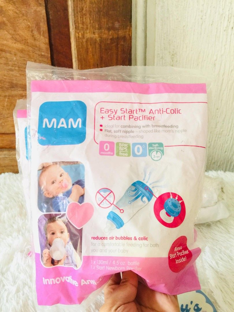 MAM feeding bottle 4.5oz with pacifier (Category: Breastfeeding & Bottle Feeding) located in Tuguegarao City. Submitted by kikay.store.ph30 (Listing ID 1370004225, Image 2). Description: ❗NEW ARRIVAL❗🇱🇷 MAM bottle 4oz with pacifier Condition : brandnew Price: 450 each MOP: GCASH, BDO, MOD: SCO FOR SHIPPING PURPOSE, BUS SHIPPING, JNT, LBC ♥️ 1 day reservation ONLY ♥️ No to rush shipping ♥️ No free shipping ♥️ No return no exchange ♥️ No to long 