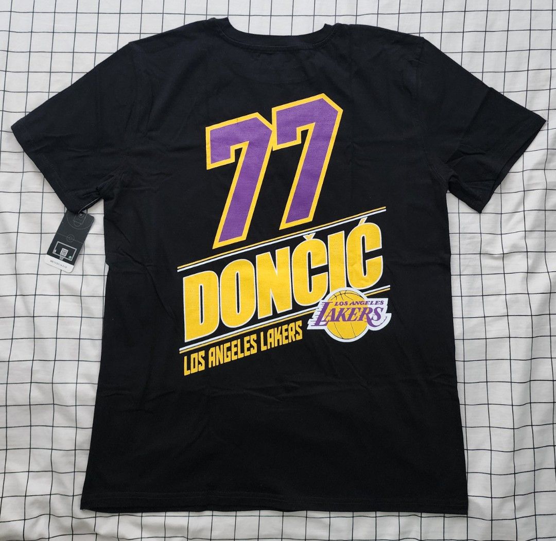 NBA Lakers Luka Doncic shirt (Category: Tshirts & Polo Shirts ) located in Las Pinas. Submitted by mikerc (Listing ID 1369878212, Image 2). Description: Lakers Luka Doncic shirt Original licensed NBA product Medium size available Meet ups in Alabang area or via courier.