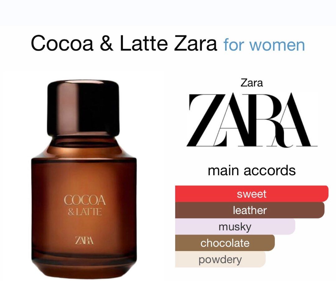 NEGO OK ✓ Zara Cocoa Latte EDP, Beauty Personal Care
