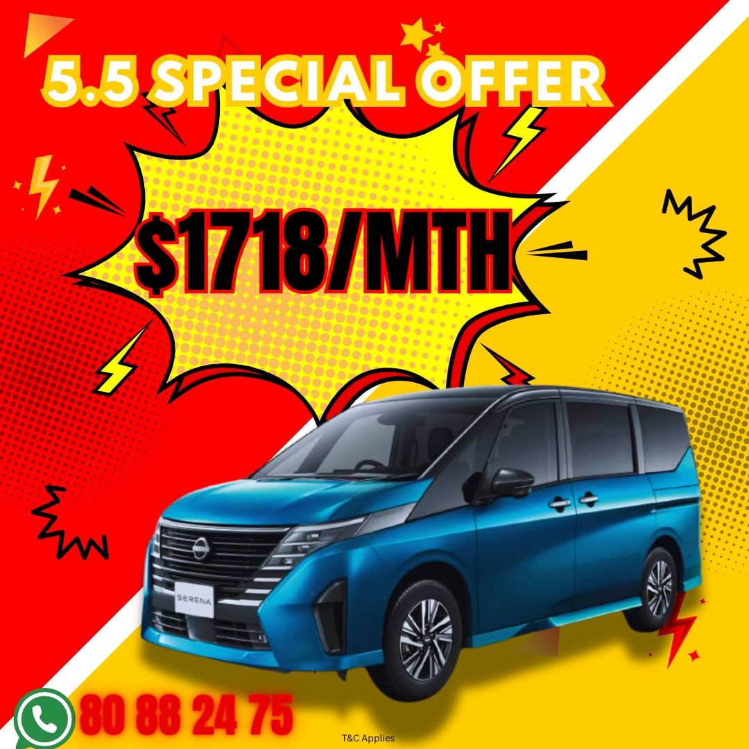 Nissan Serena e-POWER Hybrid HIGHWAY STAR (A) (Category: Used Cars) located in Singapore. Submitted by lc.auto (Listing ID 1367657300, Image 1). Description: 🔥🚘 THIS IS A BRAND NEW CAR! 🚘🔥 🔥🚘 THIS IS A BRAND NEW CAR! 🚘🔥 🔥🚘 THIS IS A BRAND NEW CAR! 🚘🔥 🔥🚘 ALL-IN PROMO FOR BRAND NEW JAPANESE CARS! 🚘🔥 Whether you're looking for family space, daily comfort, or PHV-ready rides — we’ve got something for you! Drive with peace of mind and 