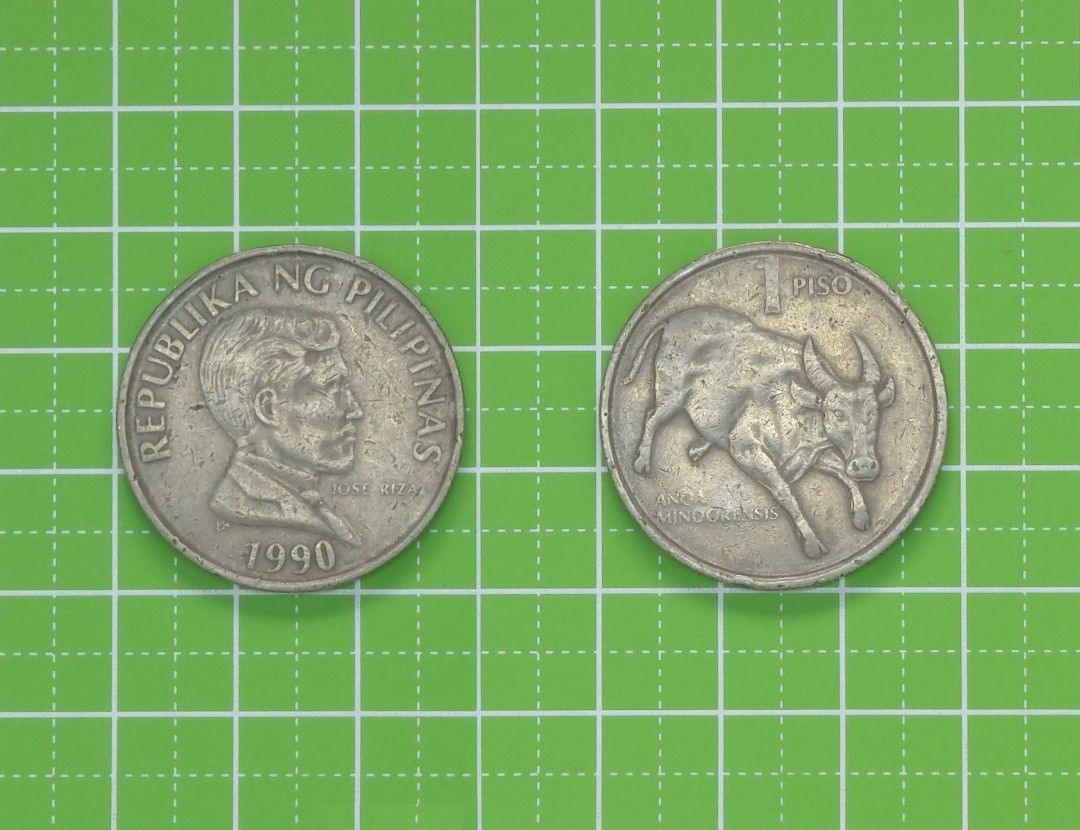 Philippine 1 Peso 1990. (Category: Currency) located in Dasmarinas. Submitted by divine18 (Listing ID 1370024088, Image 1). Description: Philippine 1 Peso 1990 Sale at $100. Thank you..