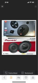 Pioneer speaker ts a1670 For Sale Car Accessories Carousell