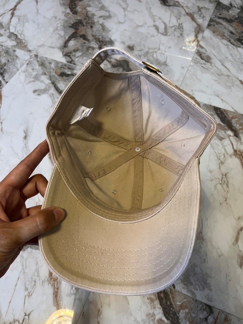Plain Khaki Dad Cap (Category: Caps & Hats) located in Guagua. Submitted by copthacap_ (Listing ID 1355474606, Image 3). Description: condition: brand new issue: none color may vary due to lighting mop: gcash shipping: J&T loc: guagua, pampanga (open for meet ups).