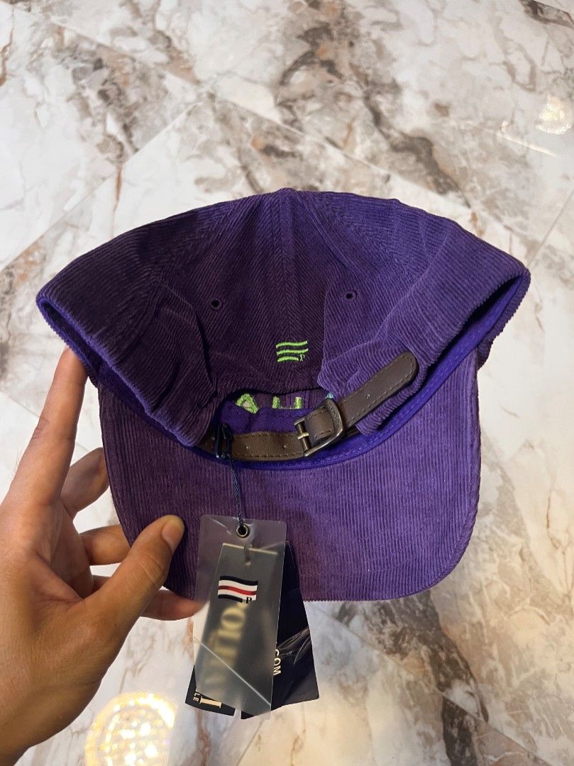 Polham Corduroy Belt Strap Dad Cap (Category: Caps & Hats) located in Guagua. Submitted by copthacap_ (Listing ID 1357115533, Image 2). Description: condition: brand new issue: none color may vary due to lighting mop: gcash shipping: J&T loc: guagua, pampanga (open for meet ups).