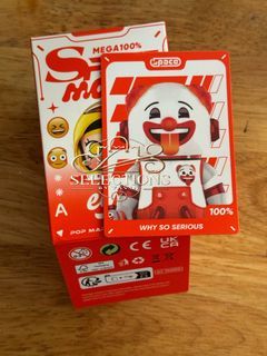 POP MART MEGA SPACE MOLLY 100% × Emoji - WHY SO SERIOUS