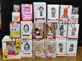 Popmart/52Toys decluttering sale (Hirono,Molly,Nyota,Azura,Dimoo,Sylveon,Popbean)