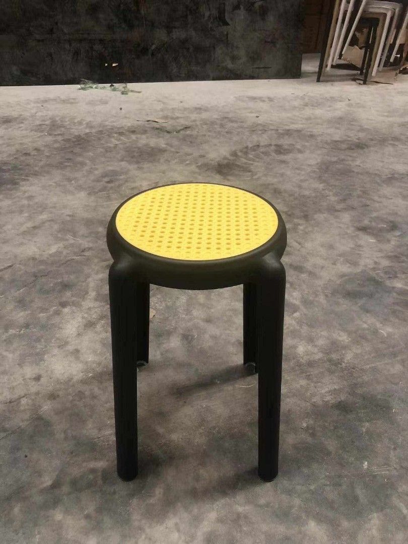 Stool on hand (Category: Chairs) located in Pasay City. Submitted by cherry_nicole (Listing ID 1369935969, Image 2). Description: Leah Stackable Stool SALE!!! (til supply last) black white 👉🏻799 only! on hand brand new same day delivery.