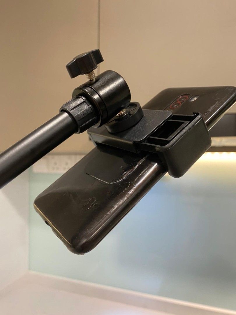 Top view down tripod C stand facing down Camera tripod stand for mobile phone and large camera Tripod with phone clip holder cameras mobile phone628638355459861124