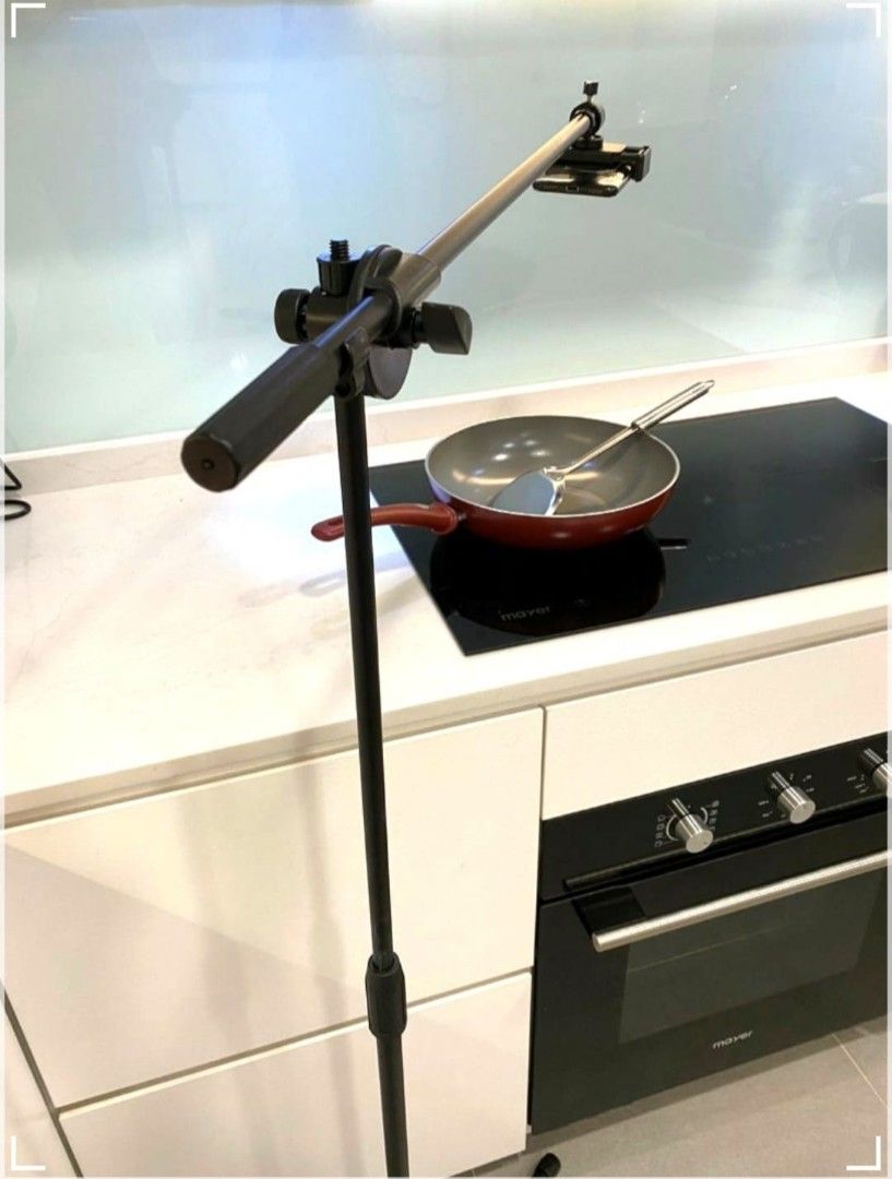 Top view down tripod C stand facing down Camera tripod stand for mobile phone and large camera Tripod with phone clip holder cameras mobile phone62863835545986113