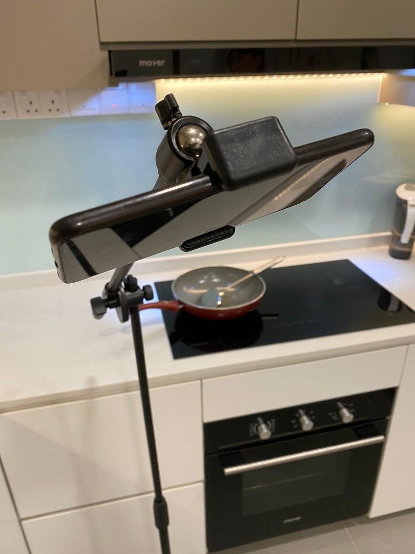 Top view down tripod C stand facing down Camera tripod stand for mobile phone and large camera Tripod with phone clip holder cameras mobile phone62863835545986111
