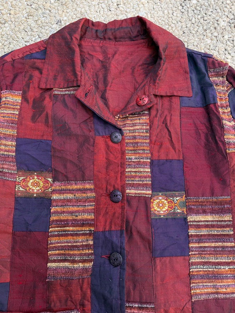Vintage Coldwater Creek Patchwork Jacket (Category: Coats, Jackets and Outerwear) located in Quezon City. Submitted by though.bare (Listing ID 1369889690, Image 3). Description: Fits M up to L for Men In good condition, no major issues. Width : 22.5" Length : 27" Sleeve : 23.5" Shoulder : 18" Listings not marked sold/reserved are available for purchase Feel free to send me a DM for inquiries! Payment thru GCash only These are preloved/used items,