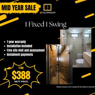 SHOWER SCREEN / GLASS SWING DOOR Collection item 3