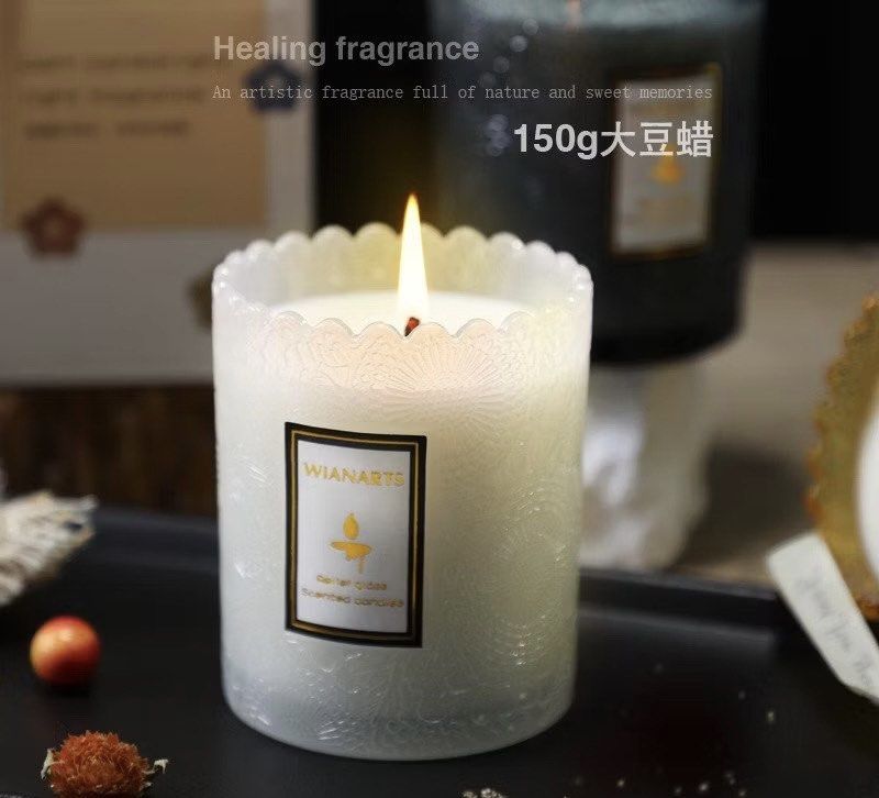 現貨 日本正品 MUJI 無印良品 芬香蠟燭 85g 羅勒 香氛 蠟燭 放鬆 法式香薰蠟燭 禮盒 浮雕 精油 大豆蠟, 家具及居家用品, 居家 ...