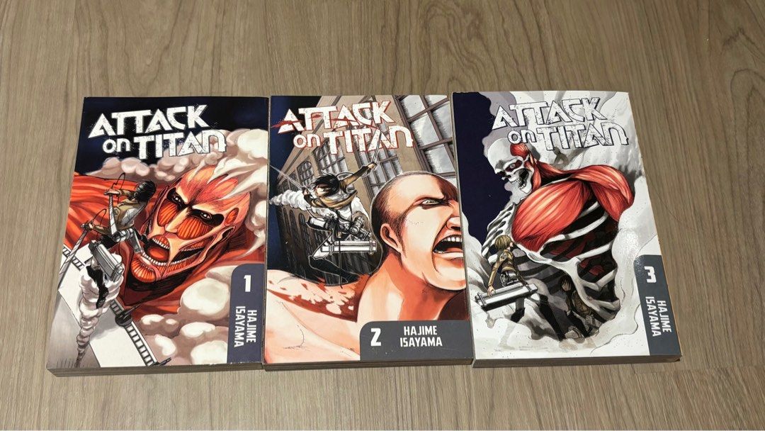 Attack On Titan Volumes 1-3 (Category: Comics & Manga) located in Manila. Submitted by alessiajean (Listing ID 1366829250, Image 1). Description: .
