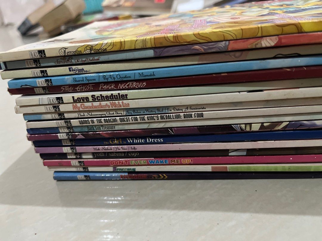 Black Ink Comic Books Bundle (Category: Comics & Manga) located in Manila. Submitted by rijaruru60162 (Listing ID 1366862069, Image 2). Description: Decluttering Sale!! Loved these books back in high school. Seems to be collecting dust now, hope someone who loves comics/manga will buy this bundle. For meet-up or COD..