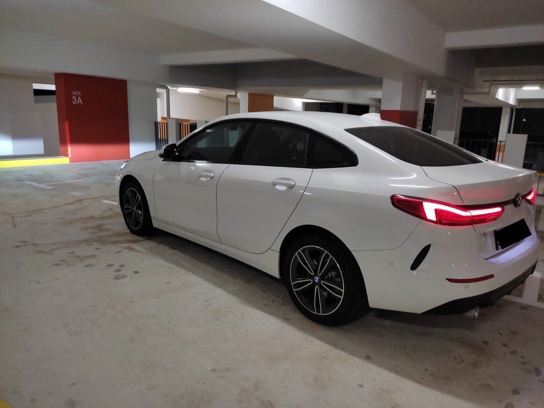 BMW 2 Series Gran Coupe 216i Sport (A) (Category: Used Cars) located in Singapore. Submitted by f.p.journe (Listing ID 1366840203, Image 2). Description: No agents/dealers. 5 Year Warranty with rare BSI Plus (Highest Tier Service Package) by BMW (Both PML and Eurokars) New Road Tax and Lowest Mileage in the market. Lane Keeping Assistance, PDC Safety System, Auto Parking and Exiting, Auto Reverse, HD Reverse Camera and Sensors, Auto Hold, BMW’s A