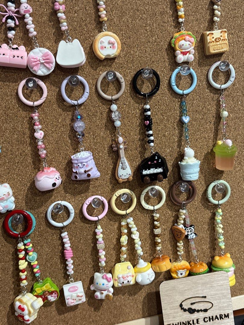custom keychains (Category: Handmade Craft) located in Singapore. Submitted by j.nelle__ (Listing ID 1366793679, Image 2). Description: items in photos are sale items going @ $3 per piece we do custom keychains starting from $2.80 🩷 able to choose charm, beads and metal beads! follow us on tt - janerlyyy and our tele group chat @ twinklecharm (twinkywinkies) for updates and instocks custom keychains ; keychains ; beadings ; beading craft ; custo
