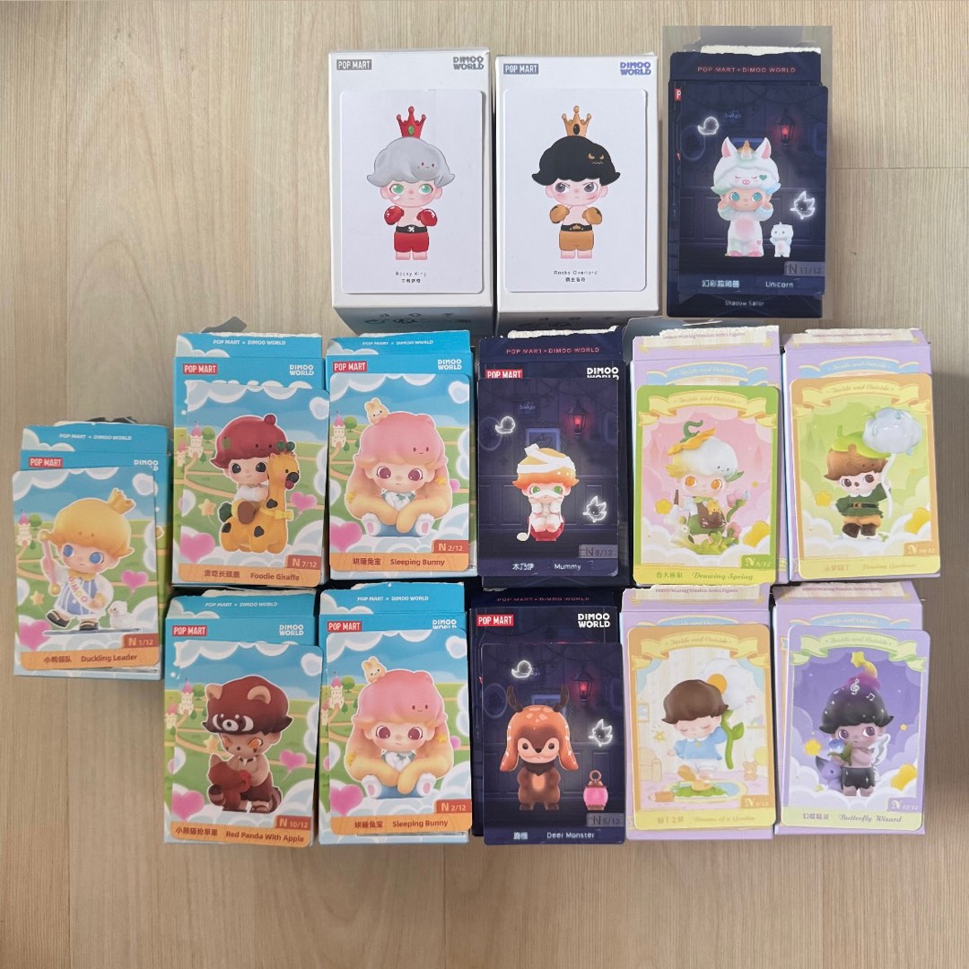 Dimoo Popmart Clearance, Garage Sale on Carousell