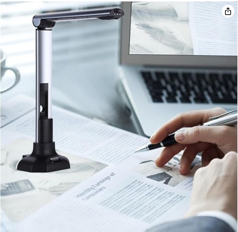 Document Camera BK52 Portable Book & Document Camera Scanner, Capture Size A3 HD 10MP USB 2.0 High Speed Scanner LED Light (Category: Printers, Scanners & Copiers) located in Marikina City. Submitted by skowshop (Listing ID 1366816876, Image 3). Description: -3672*2856(10 megapixel) HD camera, clear imaging, just k the mouse, then you can get the picture in about 1 second, very efficient. -Easy to Use: Please download and install the software on 
