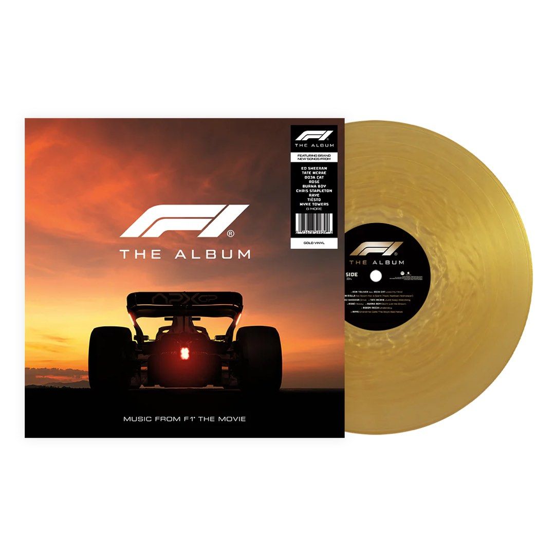 F1 THE ALBUM テストプレス限定黒色レコード 預訂)F1 THE ALBUM CD/Limited Edition Test Pressing Vinyl/Gold