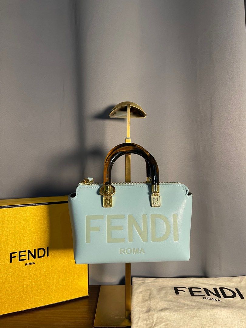 FENDI BY THE WAY MINI (Category: Luxury Bags & Wallets) located in Pasig City. Submitted by mr018 (Listing ID 1366823912, Image 3). Description: For sale FENDI BY THE WAY MINI TOTE 🤍 all white color With box and dustbag Refurbished No flaws good as new Other available colors: mint green, beige For only 15k Pasig/Taytay loc Can do meet up or deliver via lalamove/lbc.