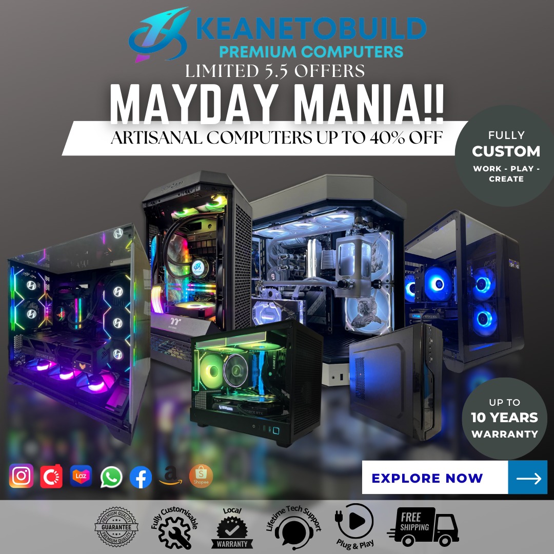 [MAY 5.5 PROMO] CUSTOM GAMING PC DESKTOP COMPUTER WORKSTATION PC HOME ...