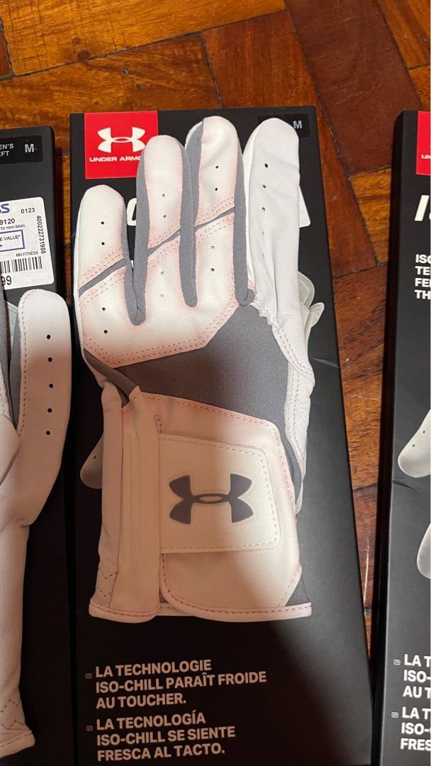 Golf Glove - ISO CHILL (Category: Golf) located in San Juan City. Submitted by kriszy_coo (Listing ID 1366762173, Image 2). Description: Bought in the US. Men’s Left Size Medium Golf Glove. Details lahat nasa box na. .