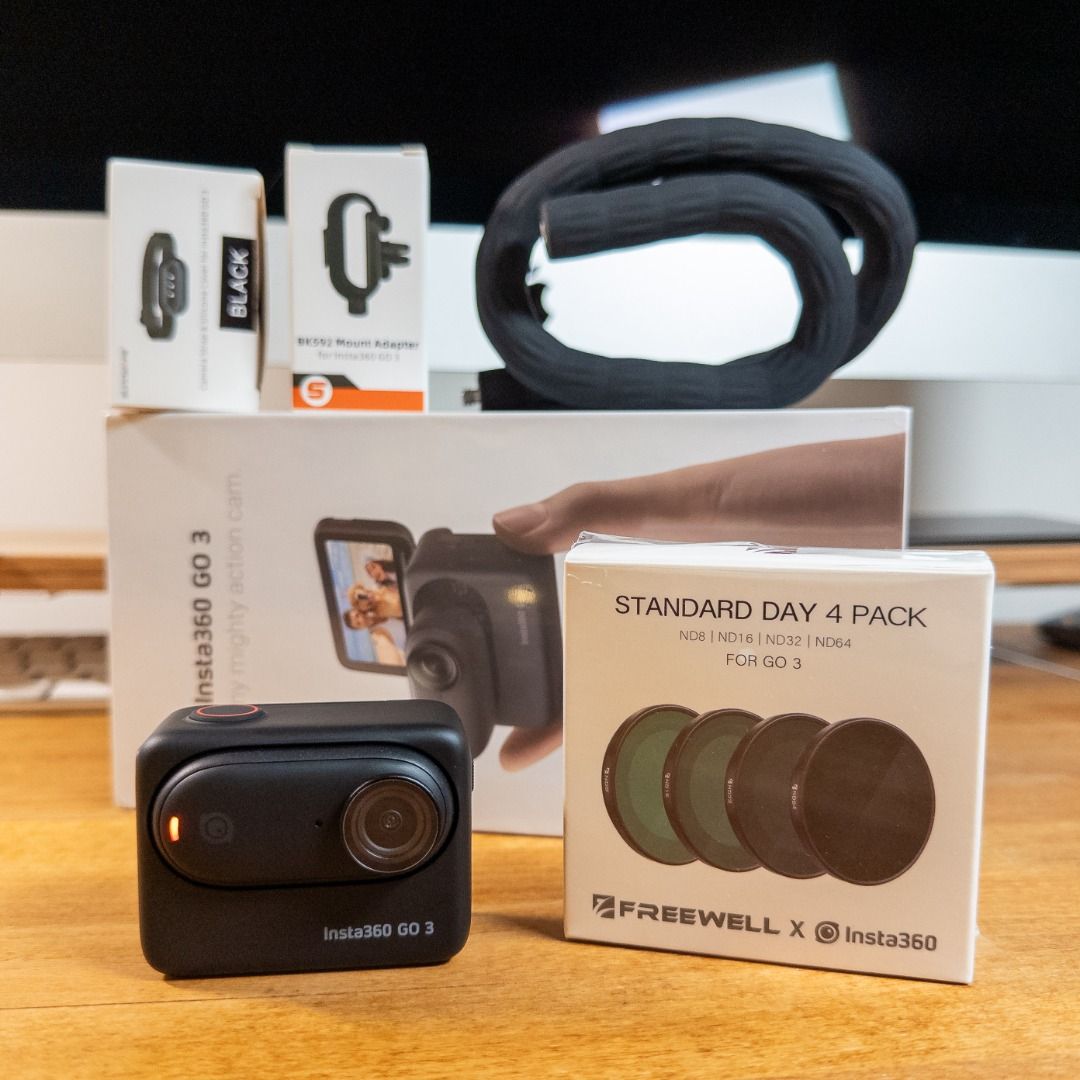 Insta360 GO3 Creator Bundle with warranty, Midnight Black, 128GB62865819972739111