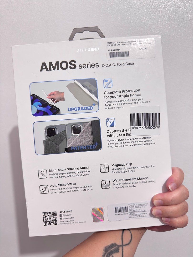 Ipad Pro 11” Case (Category: Cases & Sleeves) located in Manila. Submitted by officialjefferkim (Listing ID 1366843740, Image 2). Description: Amos Folio Case For Ipad Pro 11” Brandnew Bought at Powermac Original Price: ₱2,790 Selling for ₱1,499 only!!! Loc: Sta. Cruz, Manila Ship via Grab / Lalamove .