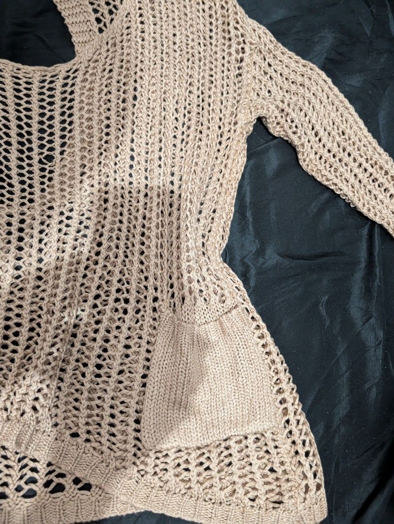 Knit cover up (Category: Others Tops) located in Imus. Submitted by kmoort (Listing ID 1366742188, Image 2). Description: free size.