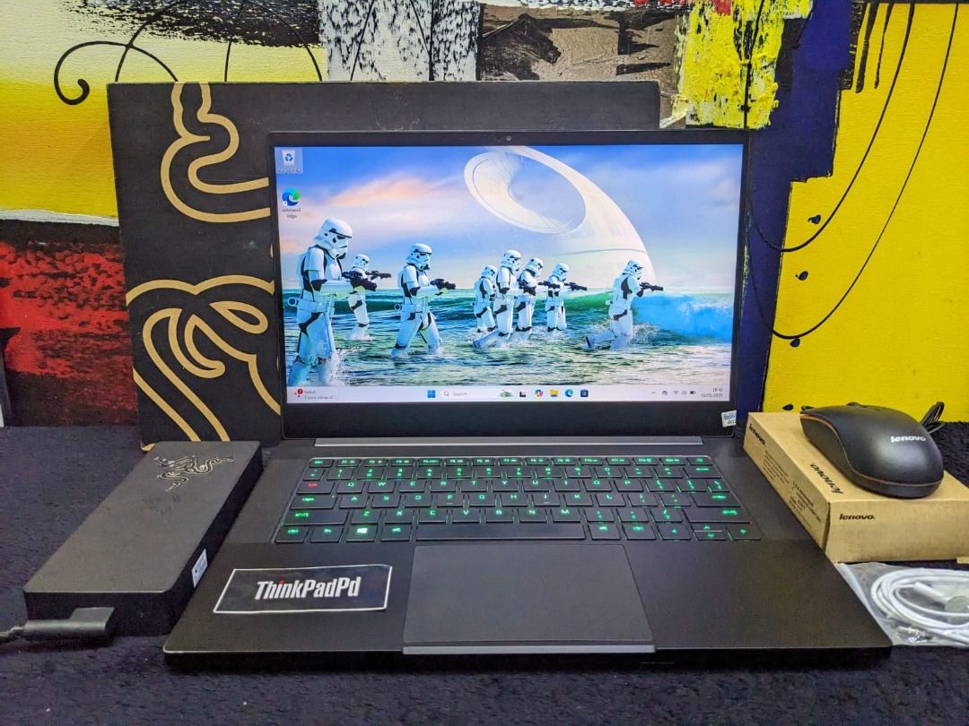 Laptop Gaming Razer Blade 14 RZ09 AMD Ryzen 5900HX Nvidia GeForce RTX  3080 8GB GDDR6 RGB Backlight Slim Mulus Fullset