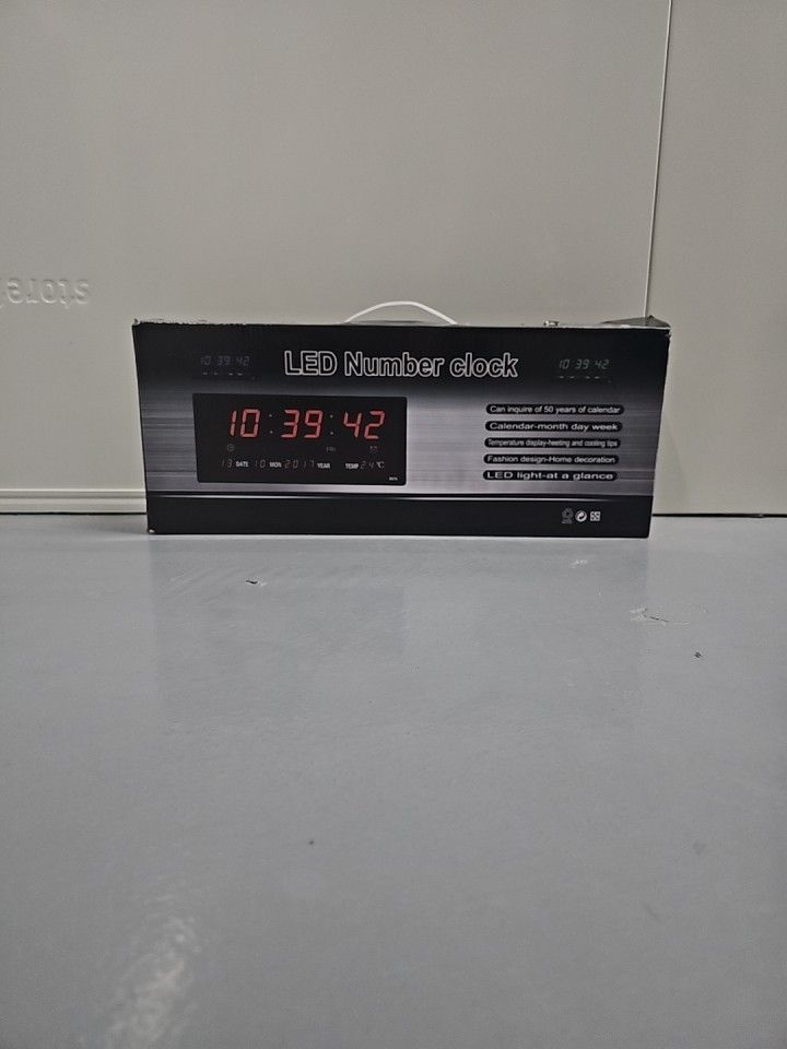LED Number Clock Digital Alarm Clock