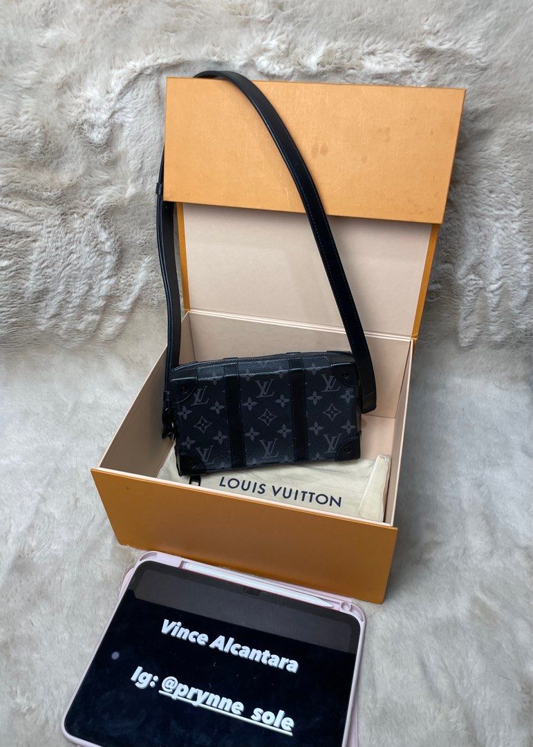 LV Soft Trunk Wallet Monogram Eclipse (Category: Luxury Bags & Wallets) located in Las Pinas. Submitted by vinalcantara (Listing ID 1366736089, Image 1). Description: For Steal / Trade !! LV Soft Trunk Wallet Monogram Eclipse Good Condition / Microchipped & with box Php 70,000 Will send detailed pics upon request ✔️ ✅ Terms/Layaway 📍 Loc/Meet ups: Las Piñas 💸 BDO or Gcash 🚚 Lalamove/LBC ✔️ Unli vouch and legit check @Prynne_sole on IG! Dm to p