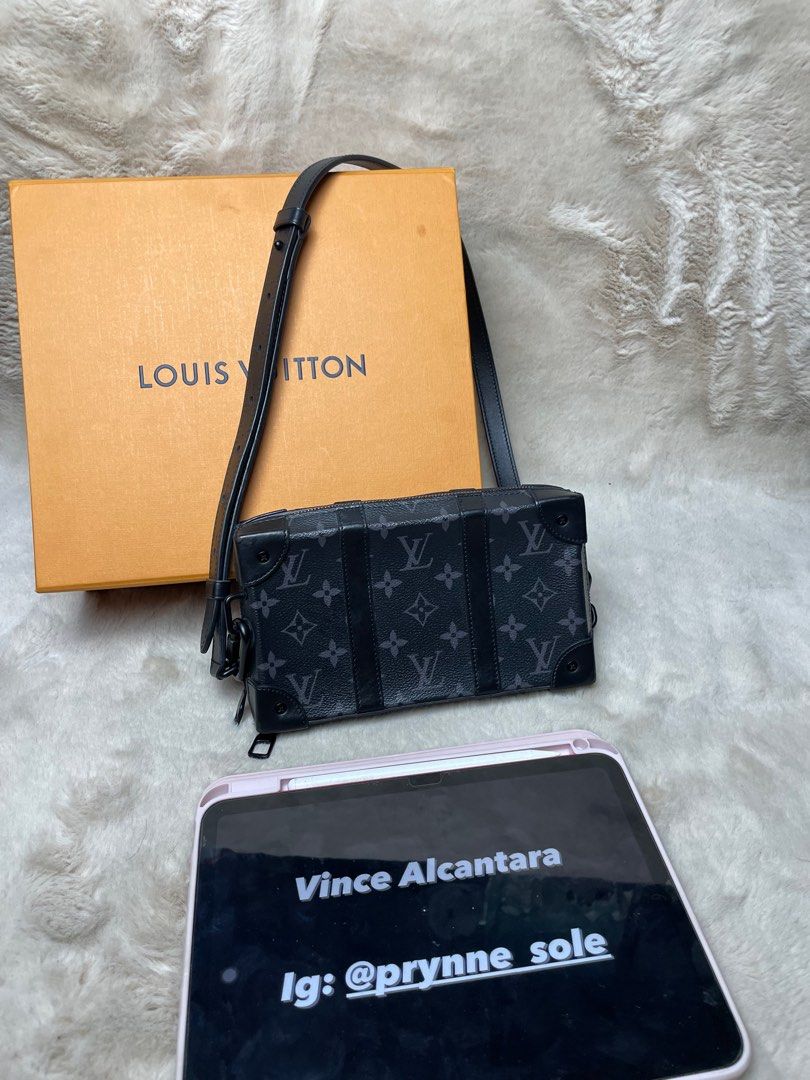 LV Soft Trunk Wallet Monogram Eclipse (Category: Luxury Bags & Wallets) located in Las Pinas. Submitted by vinalcantara (Listing ID 1366736089, Image 2). Description: For Steal / Trade !! LV Soft Trunk Wallet Monogram Eclipse Good Condition / Microchipped & with box Php 70,000 Will send detailed pics upon request ✔️ ✅ Terms/Layaway 📍 Loc/Meet ups: Las Piñas 💸 BDO or Gcash 🚚 Lalamove/LBC ✔️ Unli vouch and legit check @Prynne_sole on IG! Dm to p