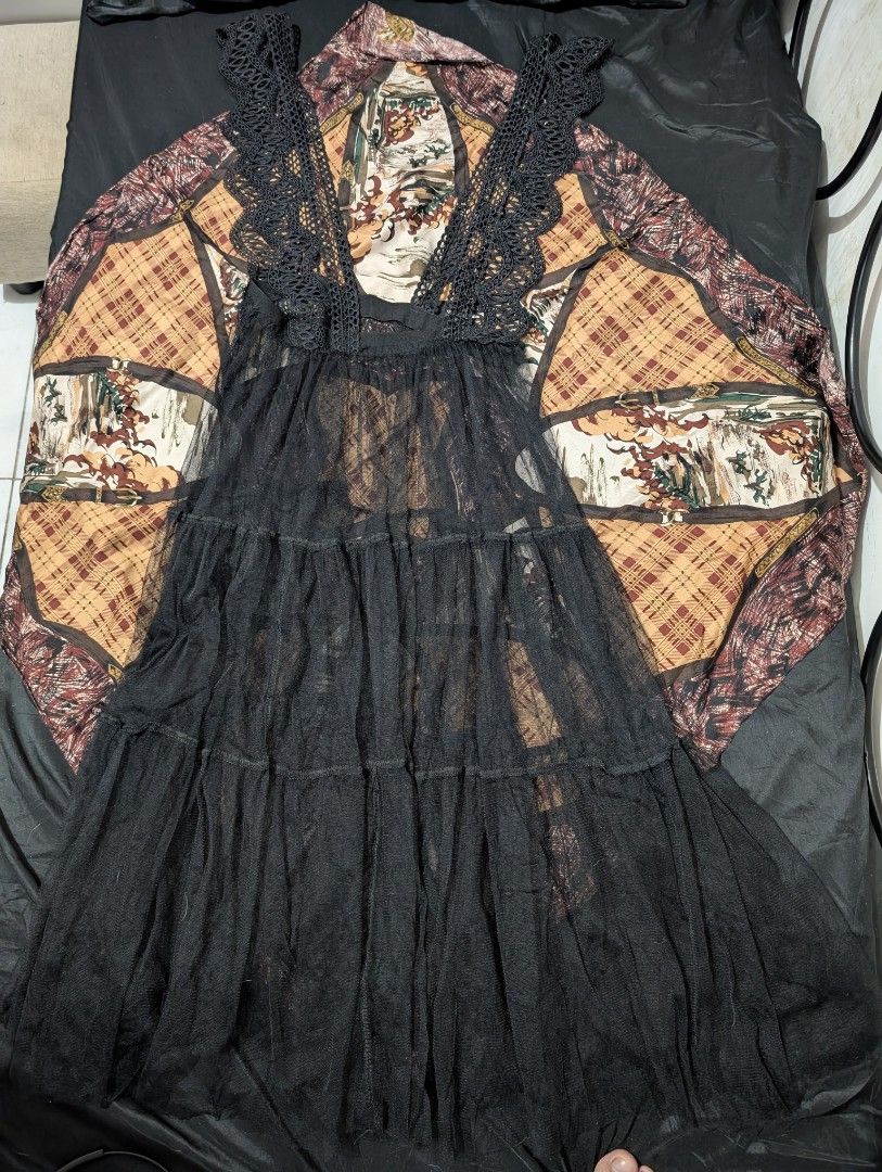 Mesh cover up / topper (Category: Dresses) located in Imus. Submitted by kmoort (Listing ID 1366737291, Image 1). Description: free size pls refer to last pic when worn.