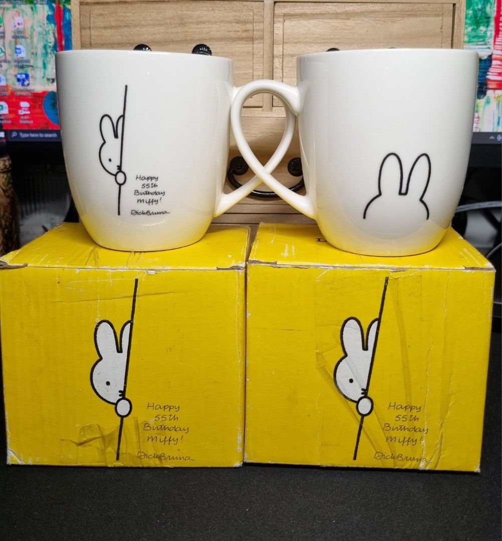 Miffy Mugs (Category: Coffee & Tea Tableware) located in San Fernando. Submitted by ads.23 (Listing ID 1366886619, Image 1). Description: Miffy mugs Unused - with box 2pcs available ₱150 each MOP: Gcash /Bank Transfer /Palawan Location : SAN FERNANDO, PAMPANGA We can ship via LBC and J&T Shipping fee will be shouldered by the buyer.
